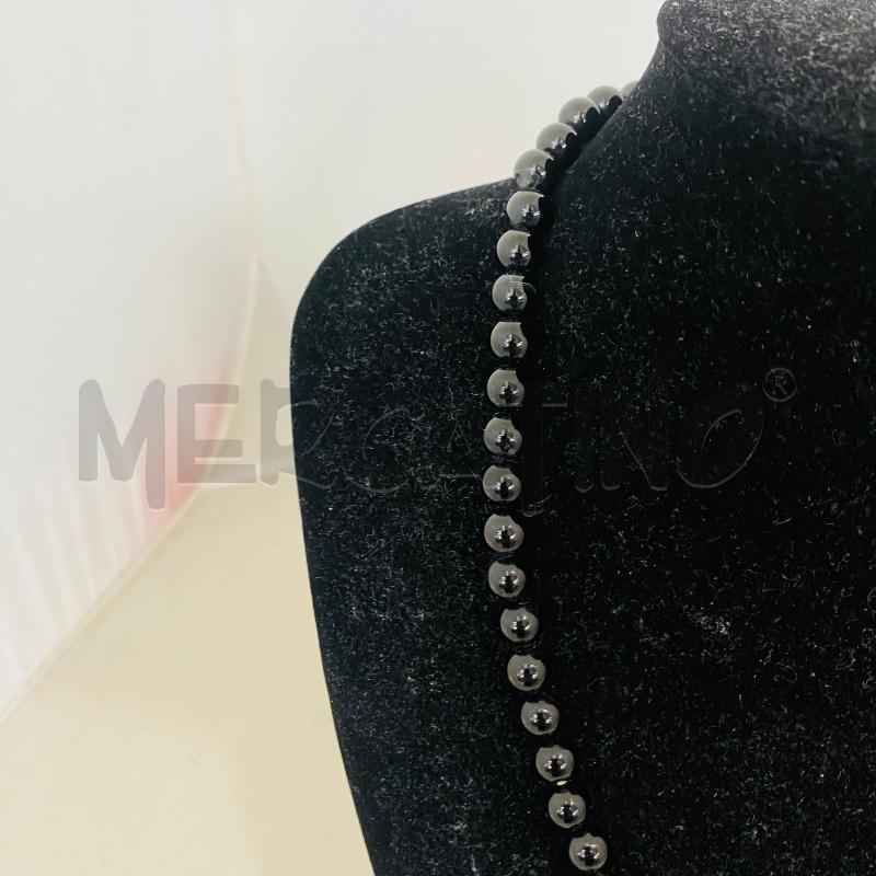 COLLANA UOMO METÀ OCCHIO DI TIGRE METÀ ONICE NERA | Mercatino dell'Usato Lago patria - giugliano in c. 3