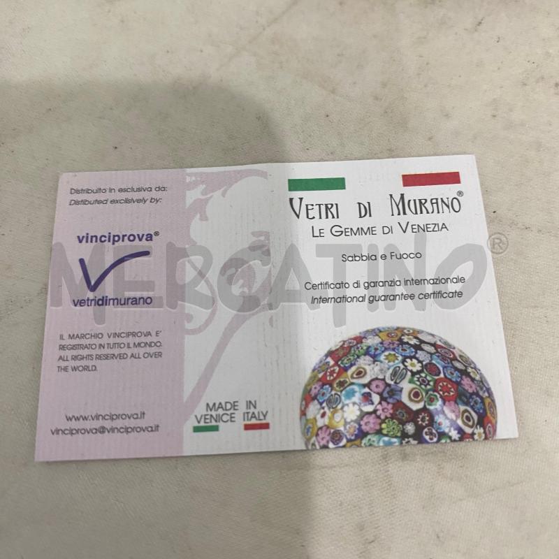 COLLANA VETRI DI MURANO VINCIPROVA  | Mercatino dell'Usato Lago patria - giugliano in c. 4