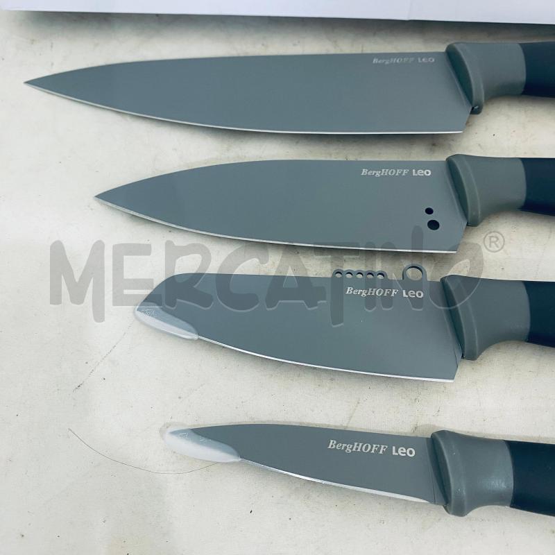 COLTELLI PZ. 4 BERGHOFF MANICO GRIGIO | Mercatino dell'Usato Lago patria - giugliano in c. 2
