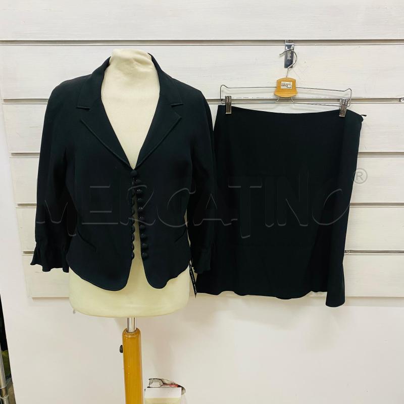 COMPLETO DONNA (GIACCA+GONNA) MOSCHINO NERO  | Mercatino dell'Usato Lago patria - giugliano in c. 1