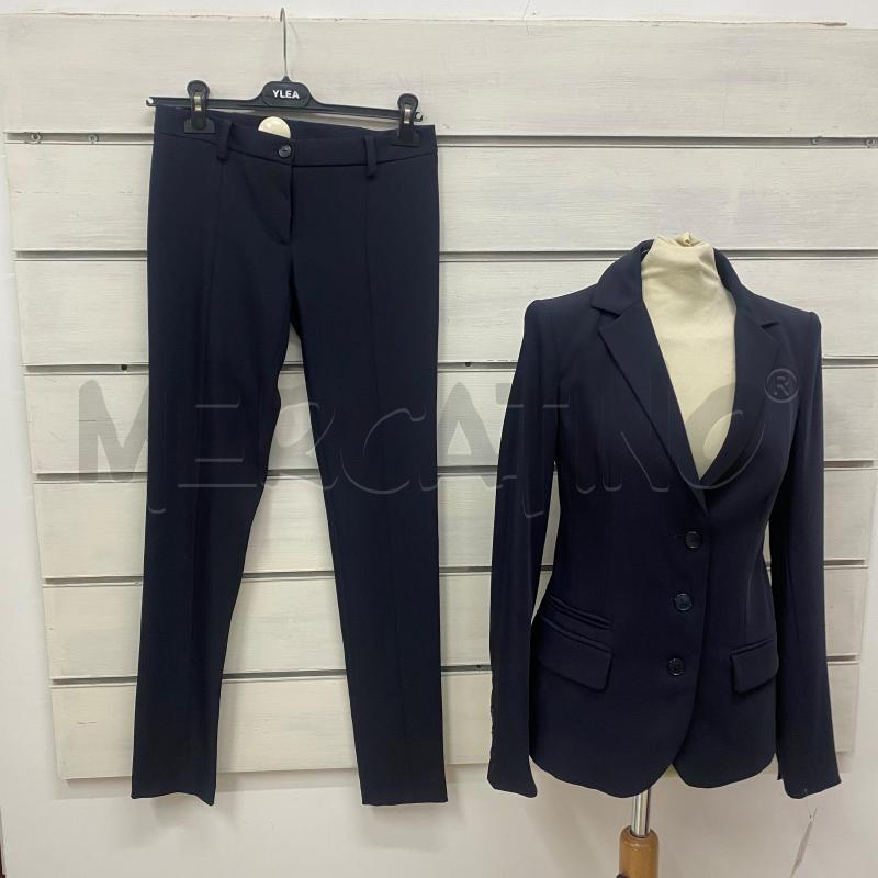 COMPLETO DONNA PATRIZIA PEPE BLU NOTTE GIACCA + PANTALONE | Mercatino dell'Usato Lago patria - giugliano in c. 1