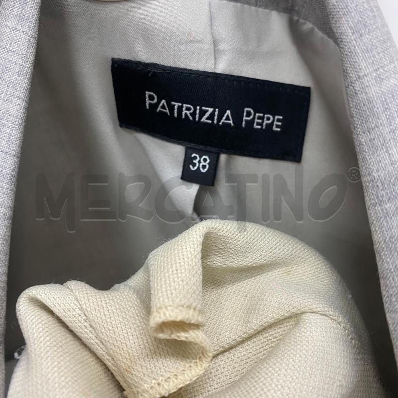 COMPLETO DONNA PATRIZIA PEPE GRIGIO PROFILO NERO GIACCA + PANTALONE | Mercatino dell'Usato Lago patria - giugliano in c. 5