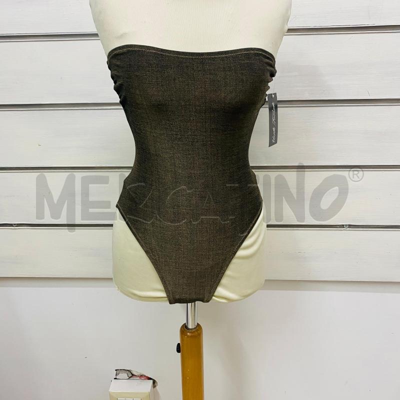 COSTUME DONNA EMPORIO ARAMANI MARRONE LAVORATA INTERO  | Mercatino dell'Usato Lago patria - giugliano in c. 1