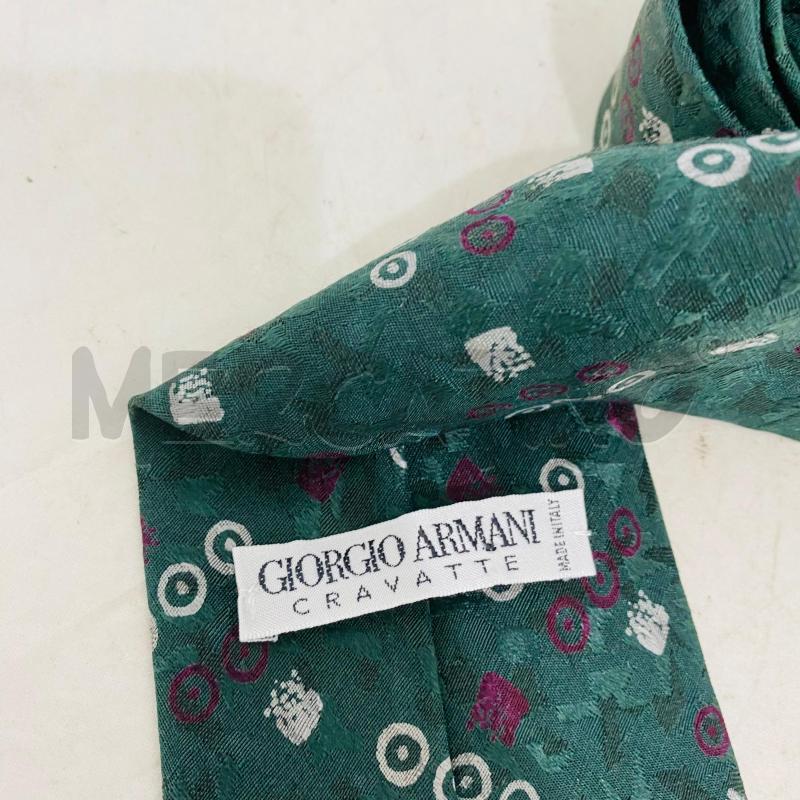 CRAVATTA ARMANI VERDE FANTASIACERCHI | Mercatino dell'Usato Lago patria - giugliano in c. 2