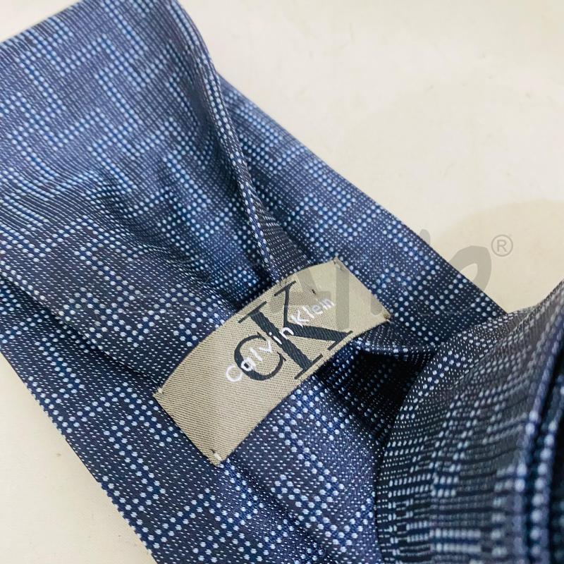 CRAVATTA CALVIN KLEIN BLU FANTASIA GEOMETRICA | Mercatino dell'Usato Lago patria - giugliano in c. 2