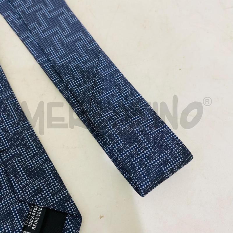 CRAVATTA CALVIN KLEIN BLU FANTASIA GEOMETRICA | Mercatino dell'Usato Lago patria - giugliano in c. 4