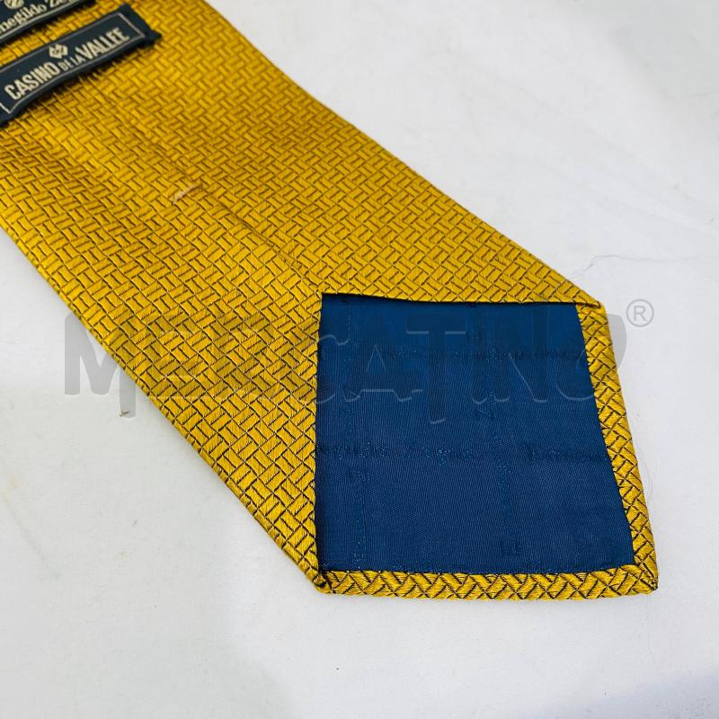 CRAVATTA ERMENELGILDO ZEGNA OCRA FANTASIA | Mercatino dell'Usato Lago patria - giugliano in c. 3