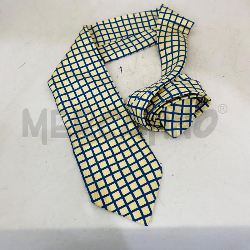 CRAVATTA ETRO QUADRO GIALLO BLU | Mercatino dell'Usato Lago patria - giugliano in c. 5
