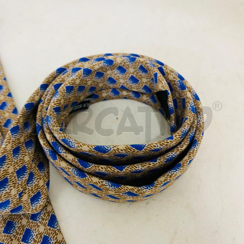 CRAVATTA FENDI MARRONE FANTASIA BLU | Mercatino dell'Usato Lago patria - giugliano in c. 3