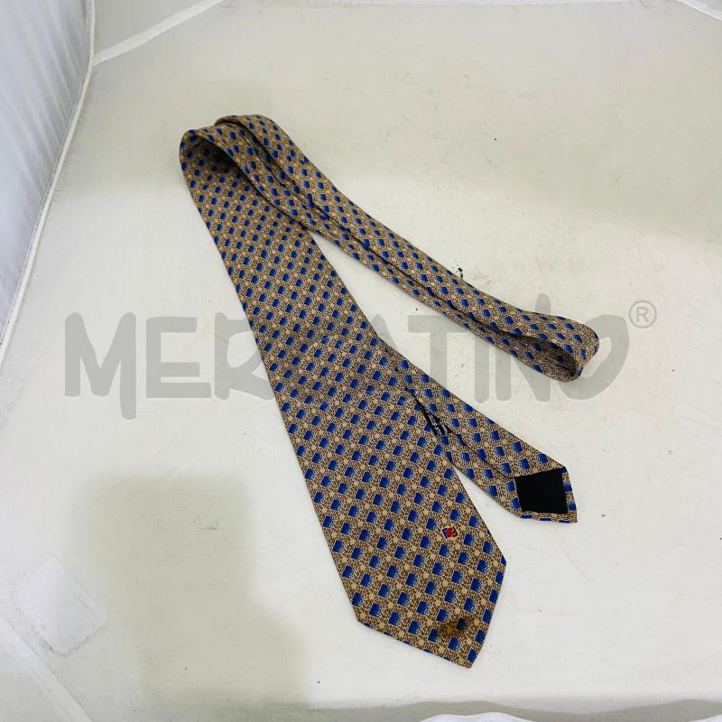 CRAVATTA FENDI MARRONE FANTASIA BLU | Mercatino dell'Usato Lago patria - giugliano in c. 4