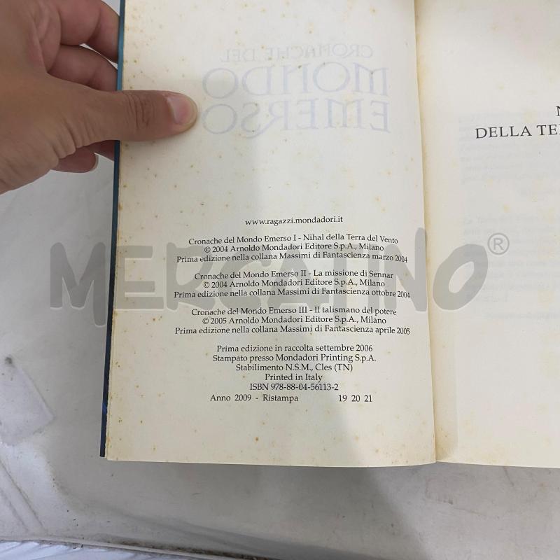CRONACHE DEL MONDO EMERSO LA TRILOGIA COMPLETA | Mercatino dell'Usato Lago patria - giugliano in c. 2