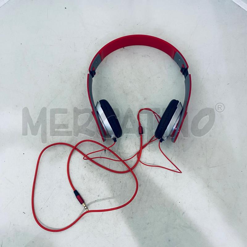 CUFFIE ROSSE BEATS  | Mercatino dell'Usato Lago patria - giugliano in c. 1