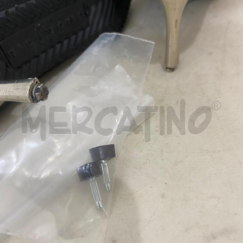 DECOLLETE RICHMOND PELLE NERE SCRITTA STRASS TACCHETTI DA SOSTITUIRE. | Mercatino dell'Usato Lago patria - giugliano in c. 3