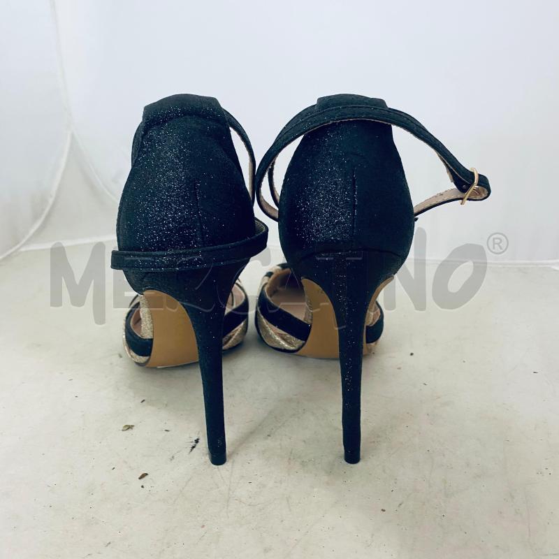DECOLLETE RINASCIMENTO NERE ORO LUREX FASCIE | Mercatino dell'Usato Lago patria - giugliano in c. 3