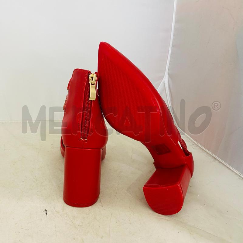 DECOLLETE ROSSE BOTTEGA22 STRINGATI | Mercatino dell'Usato Lago patria - giugliano in c. 5