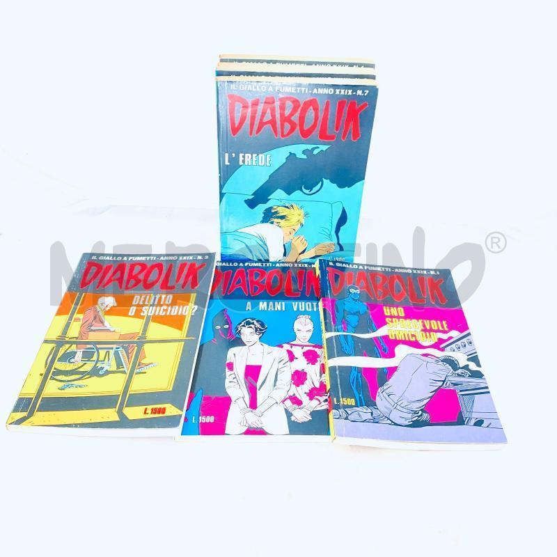 DIABOLIK ANNO 1990 DA 1 A 7 | Mercatino dell'Usato Lago patria - giugliano in c. 4