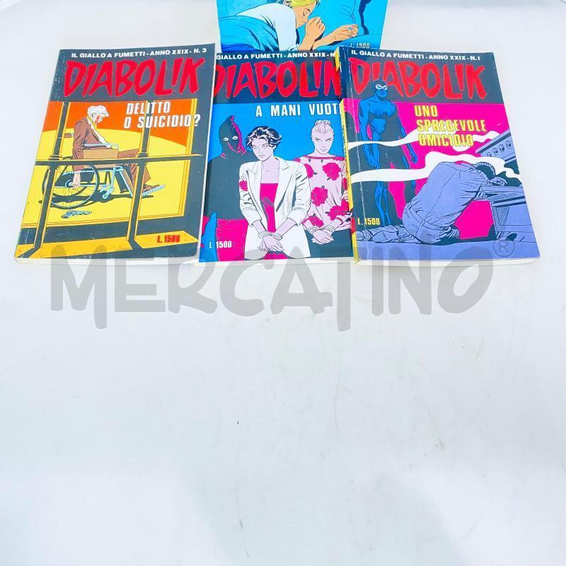 DIABOLIK ANNO 1990 DA 1 A 7 | Mercatino dell'Usato Lago patria - giugliano in c. 5