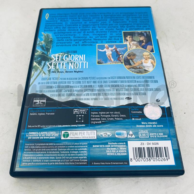 DVD 7 GIORNI E 7 NOTTI | Mercatino dell'Usato Lago patria - giugliano in c. 2