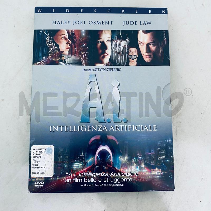 DVD A.I. - INTELLIGENZA ARTIFICIALE DVD STEVEN SPIELBERG  | Mercatino dell'Usato Lago patria - giugliano in c. 2