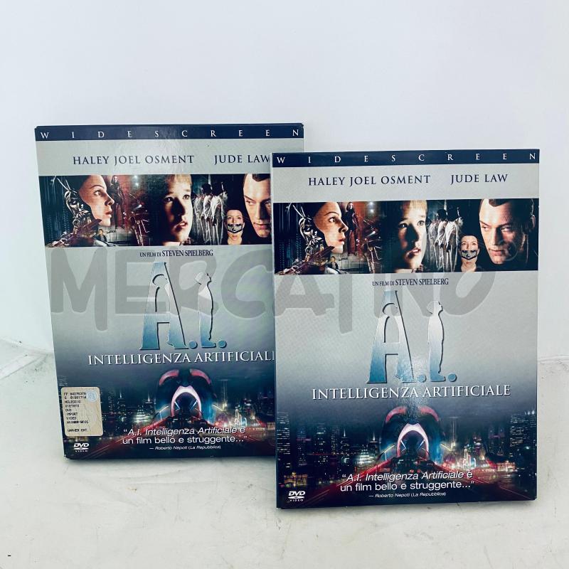 DVD A.I. - INTELLIGENZA ARTIFICIALE DVD STEVEN SPIELBERG  | Mercatino dell'Usato Lago patria - giugliano in c. 5