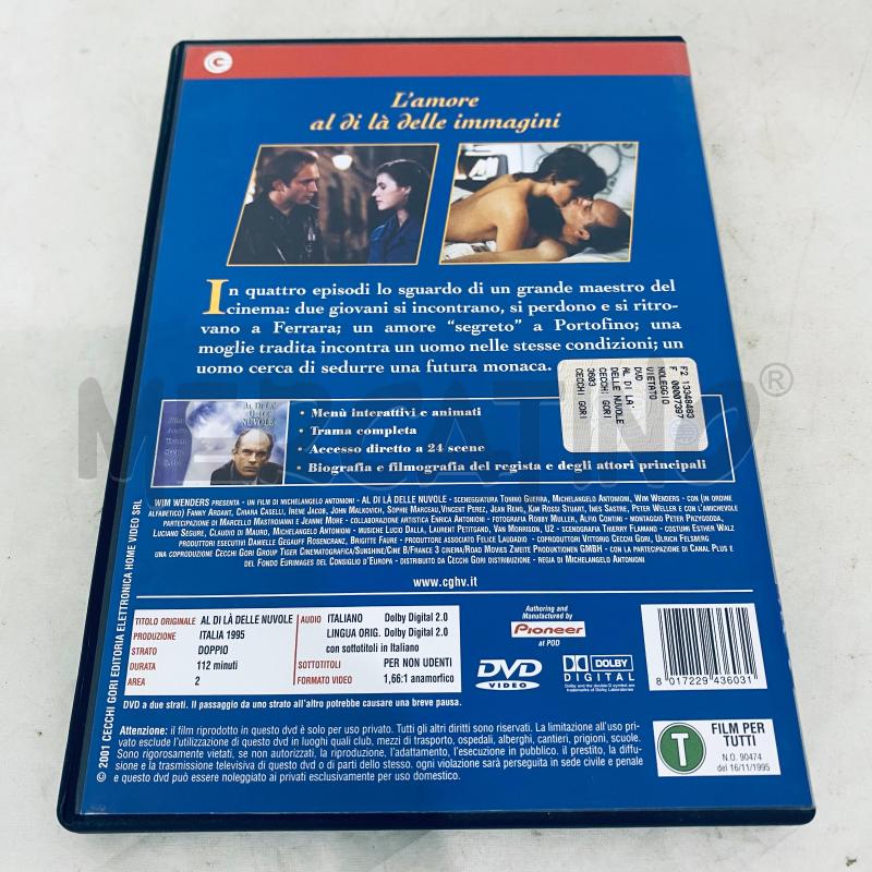 DVD AL DI LA DELLE NUVOLE | Mercatino dell'Usato Lago patria - giugliano in c. 2