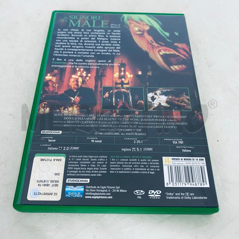 DVD IL SIGNORE DEL MALE | Mercatino dell'Usato Lago patria - giugliano in c. 2