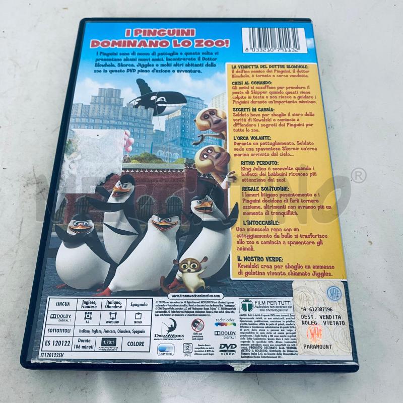 DVD I PINGUINI DI MADAGASCAR | Mercatino dell'Usato Lago patria - giugliano in c. 3