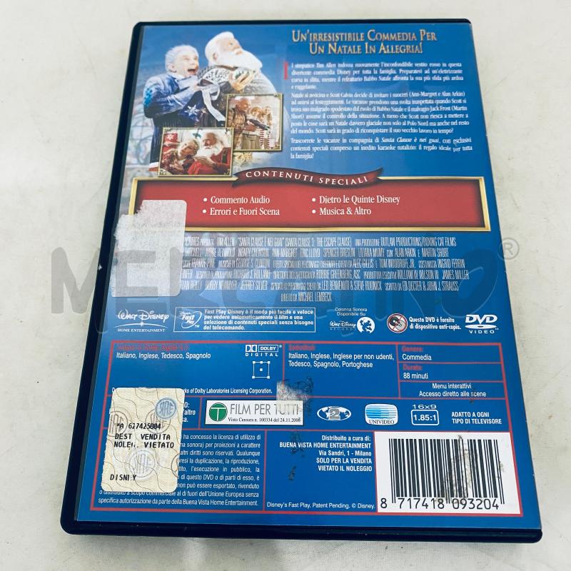 DVD SANTA CLAUSE È NEI GUAI | Mercatino dell'Usato Lago patria - giugliano in c. 2
