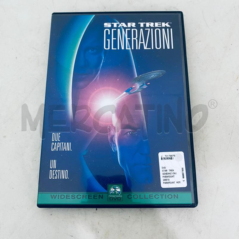 DVD STAR TREK. GENERAZIONI  | Mercatino dell'Usato Lago patria - giugliano in c. 1