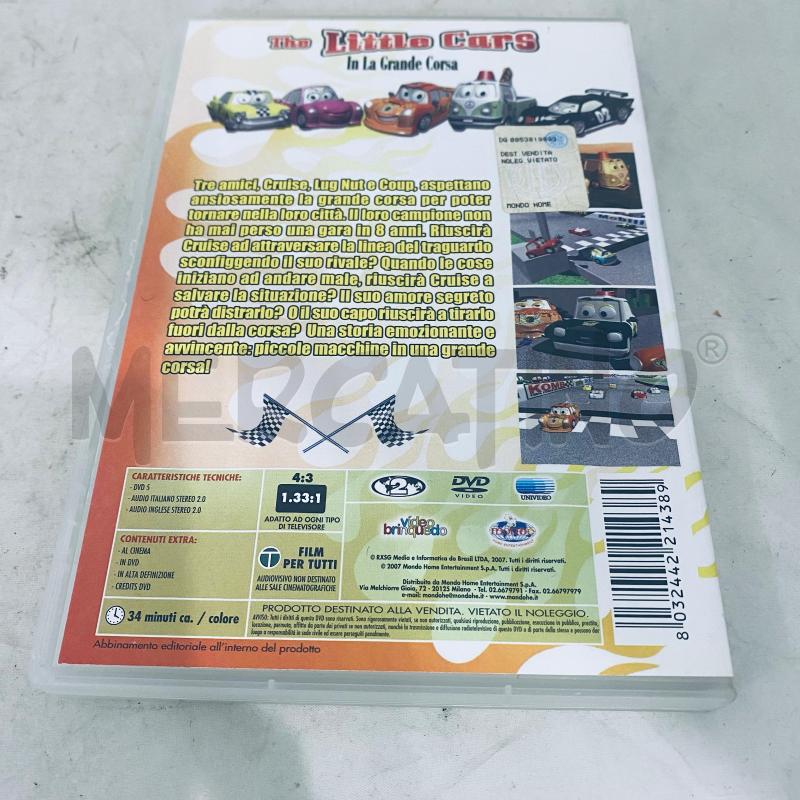 DVD THE LITTLE CARS  | Mercatino dell'Usato Lago patria - giugliano in c. 4