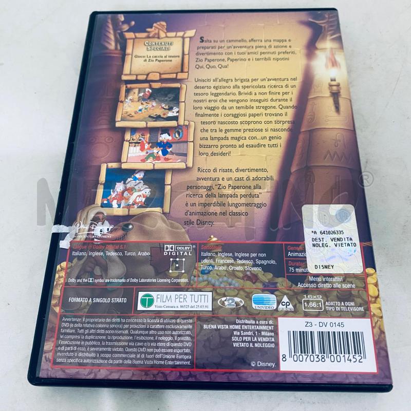 DVD ZIO PAPERONE  | Mercatino dell'Usato Lago patria - giugliano in c. 2