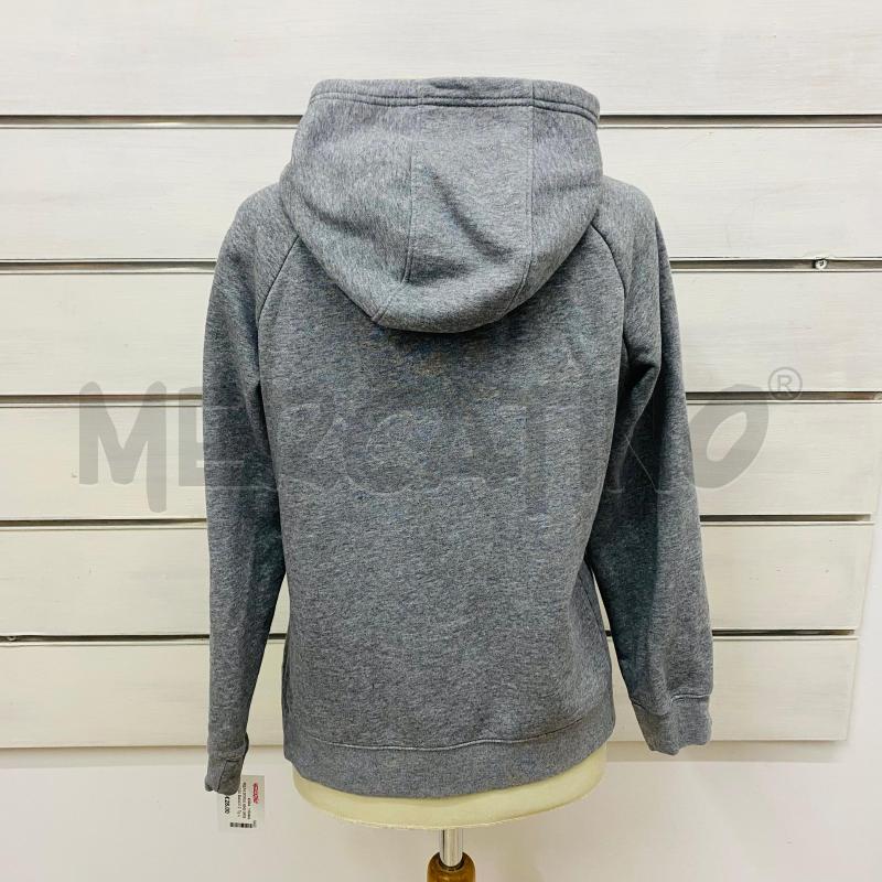 FELPA DONNA NIKE GRIGIA LOGO BIANCO ZIP | Mercatino dell'Usato Lago patria - giugliano in c. 4