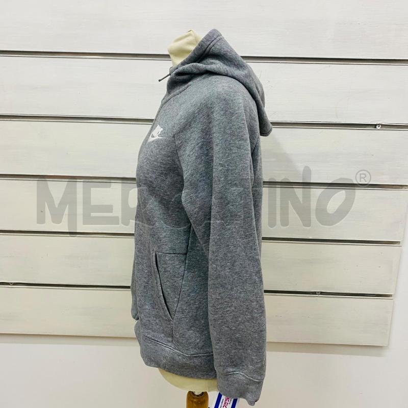FELPA DONNA NIKE GRIGIA LOGO BIANCO ZIP | Mercatino dell'Usato Lago patria - giugliano in c. 5