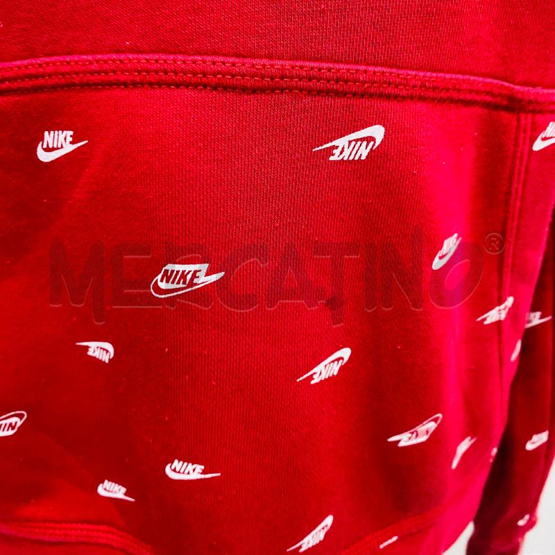 FELPA DONNA NIKE ROSSA SCRITTA RIPETUTA PICC MACCHIA | Mercatino dell'Usato Lago patria - giugliano in c. 4