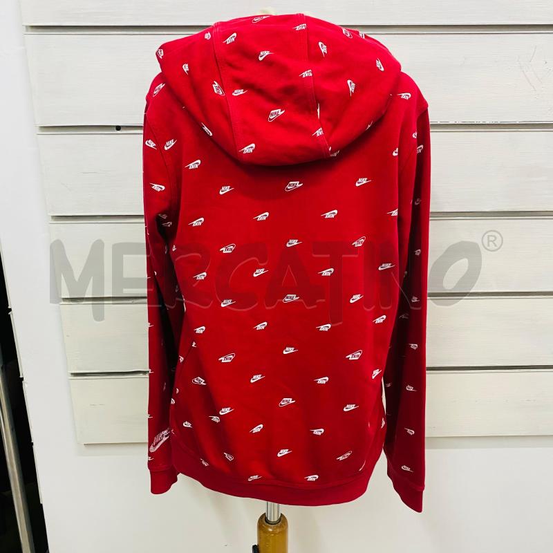FELPA DONNA NIKE ROSSA SCRITTA RIPETUTA PICC MACCHIA | Mercatino dell'Usato Lago patria - giugliano in c. 5