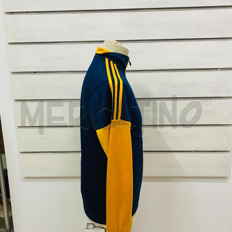 FELPA UOMO ADIDAS BLU PROFFILO GIALLO  | Mercatino dell'Usato Lago patria - giugliano in c. 4