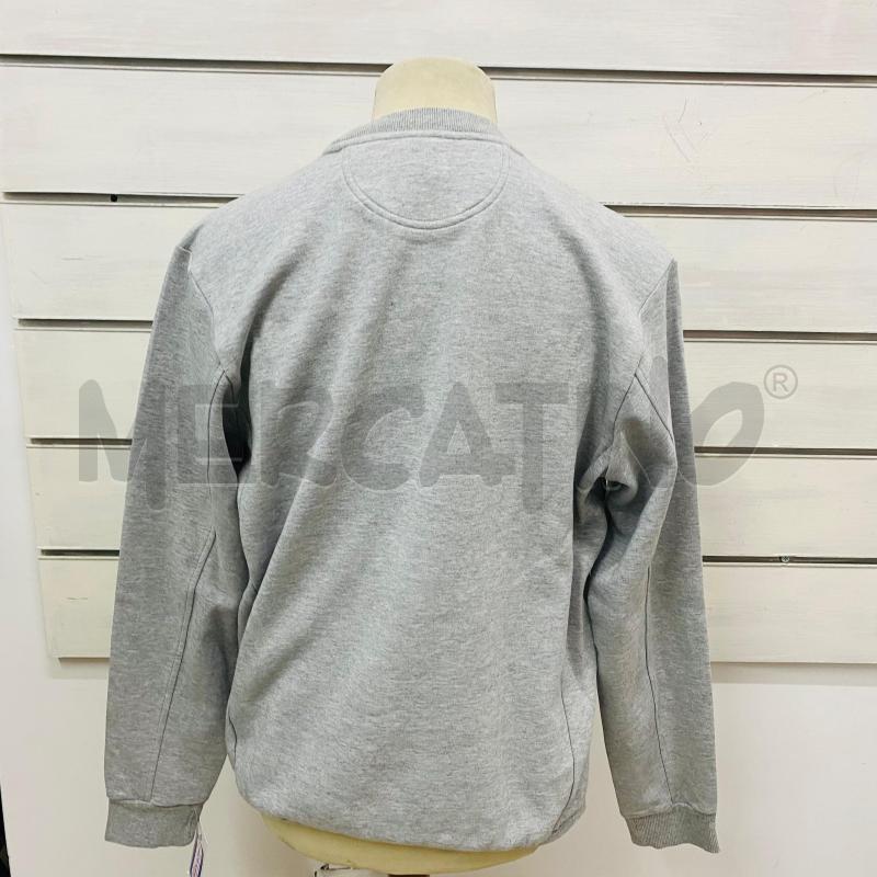 FELPA UOMO ADIDAS GRIGIA LOGO NERO  | Mercatino dell'Usato Lago patria - giugliano in c. 4