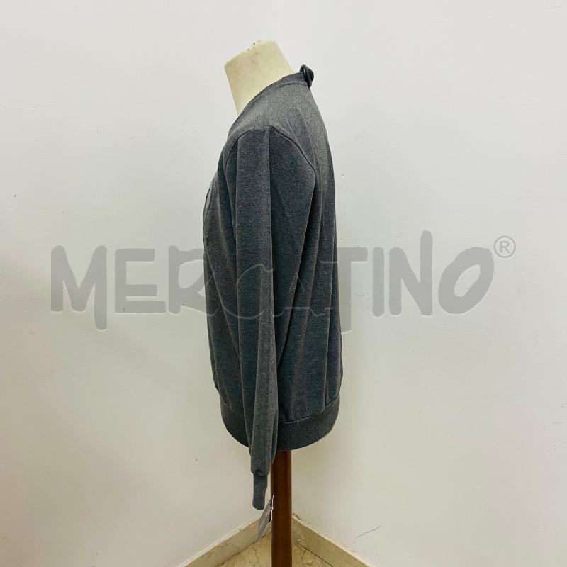 FELPA UOMO DISQUARED GRIGIO LOGO MIMETICO  | Mercatino dell'Usato Lago patria - giugliano in c. 5