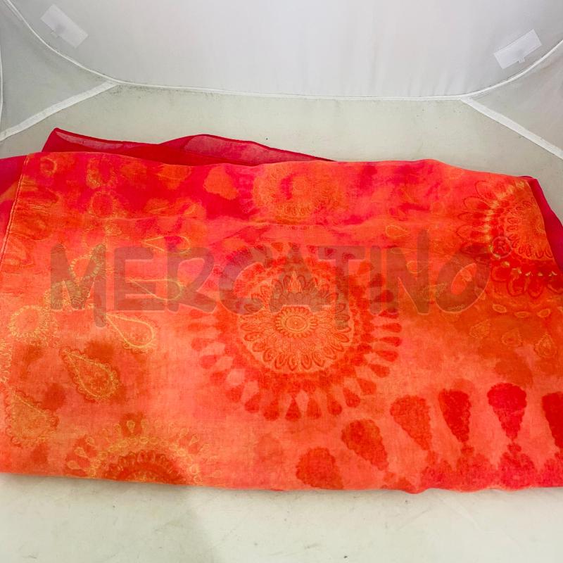 FOULARD DESIGUAL FANTASIA ETNICA SFUMATURA ARANCIO ROSA | Mercatino dell'Usato Lago patria - giugliano in c. 1