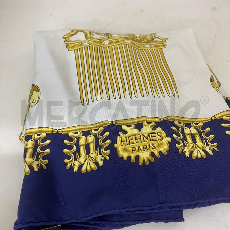 FOULARD HERMES LES CAVALIERS D'O CON MACCHIA | Mercatino dell'Usato Lago patria - giugliano in c. 4