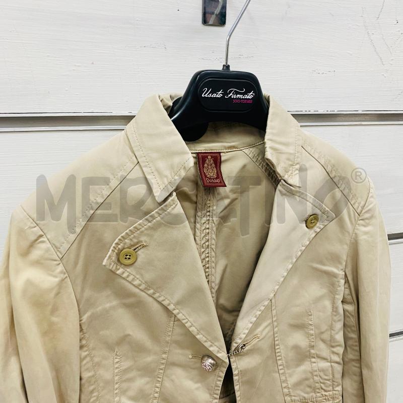 GIACCA BAMBINO DONDUP BEIGE BOTTONE GIOIELLO | Mercatino dell'Usato Lago patria - giugliano in c. 3