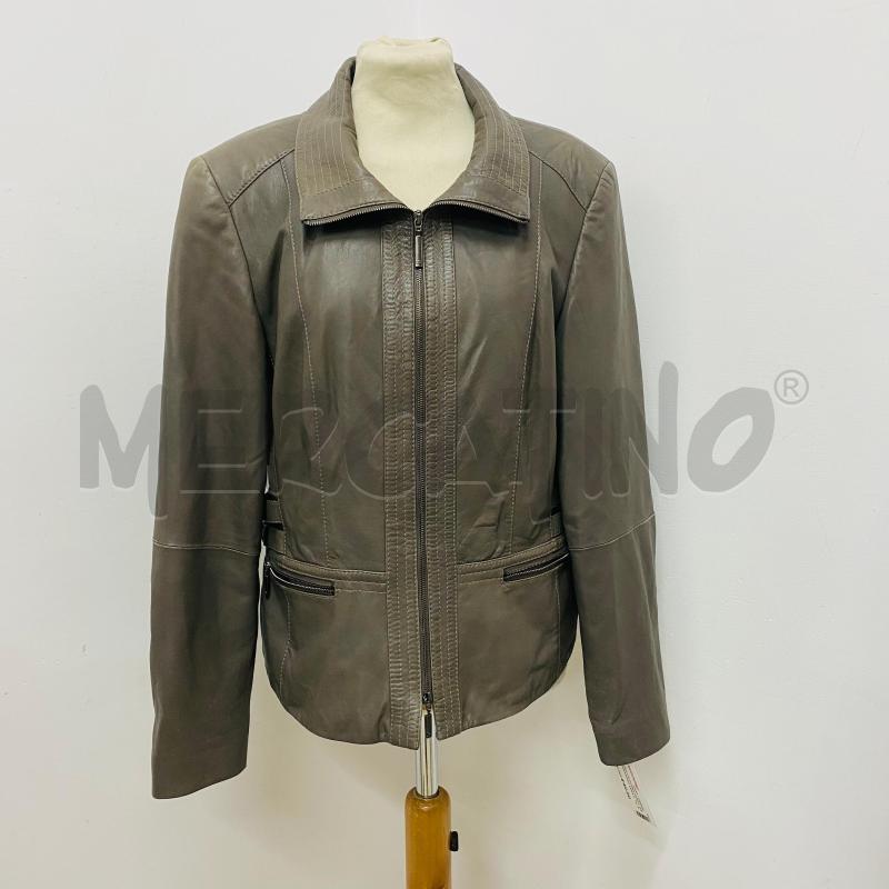 GIACCA DONNA GERRY WEBER FANGO VERA PELLE AVVITATA | Mercatino dell'Usato Lago patria - giugliano in c. 1