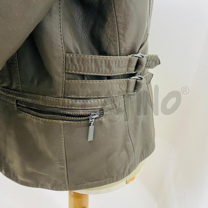GIACCA DONNA GERRY WEBER FANGO VERA PELLE AVVITATA | Mercatino dell'Usato Lago patria - giugliano in c. 3