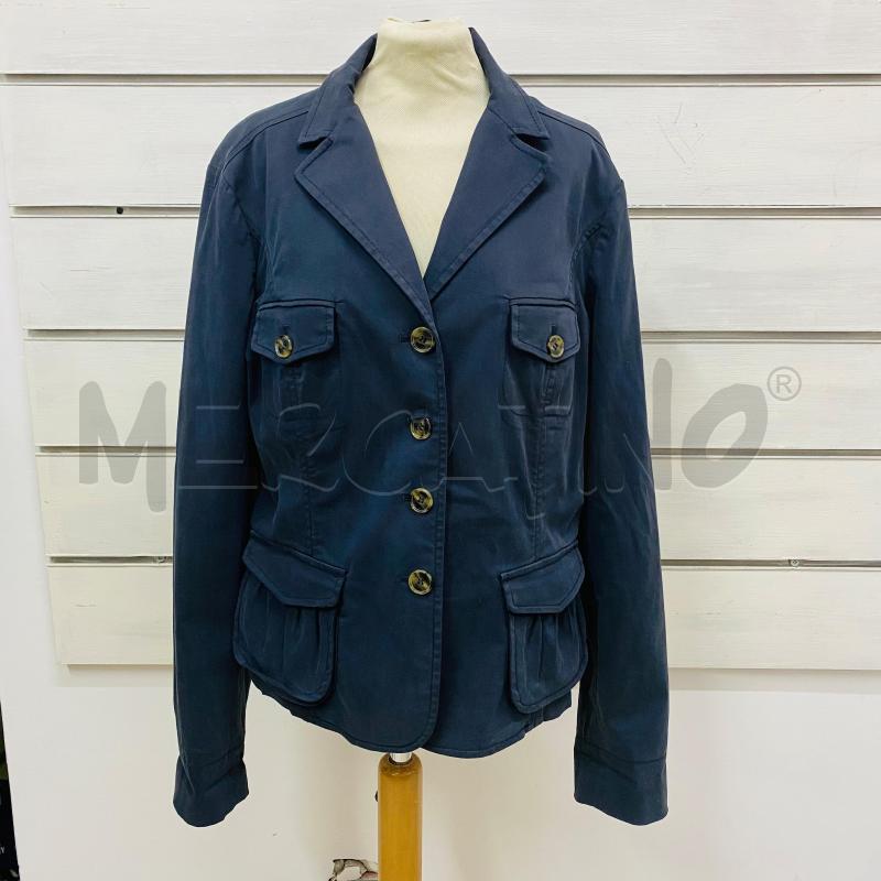GIACCA DONNA MAXMARA BLU LAVAGNA TASCHE | Mercatino dell'Usato Lago patria - giugliano in c. 1