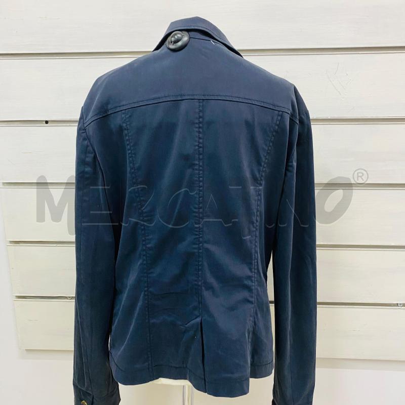 GIACCA DONNA MAXMARA BLU LAVAGNA TASCHE | Mercatino dell'Usato Lago patria - giugliano in c. 4
