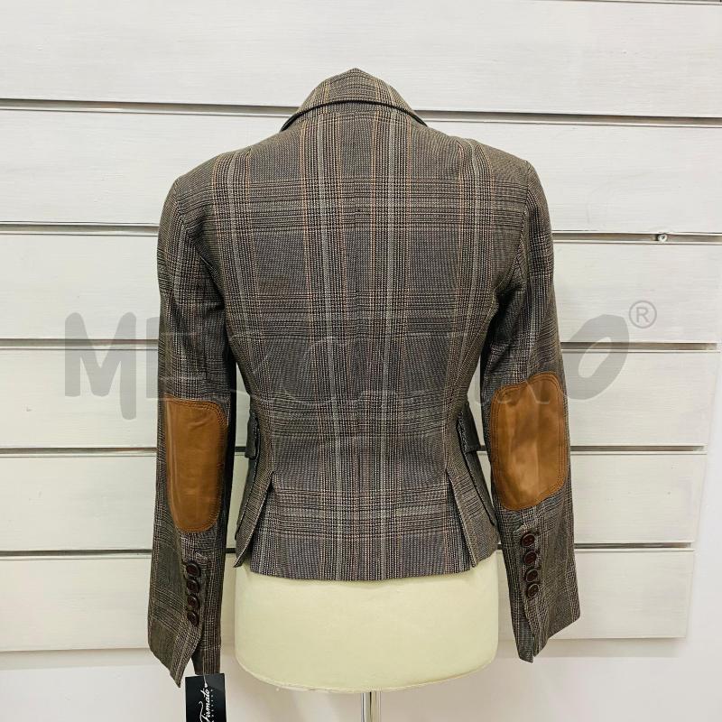 GIACCA DONNA PINKO SCHOZZESE MARRONE LACCI PELLE  | Mercatino dell'Usato Lago patria - giugliano in c. 5