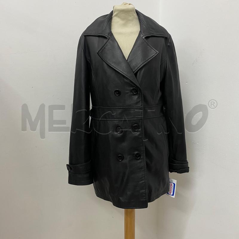 GIACCA DONNA VERA PELLE NERA IRONICA | Mercatino dell'Usato Lago patria - giugliano in c. 1
