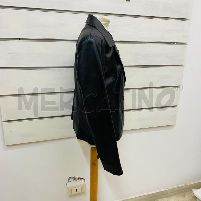 GIACCA DONNA VERA PELLE NERA MOD CORTO | Mercatino dell'Usato Lago patria - giugliano in c. 3