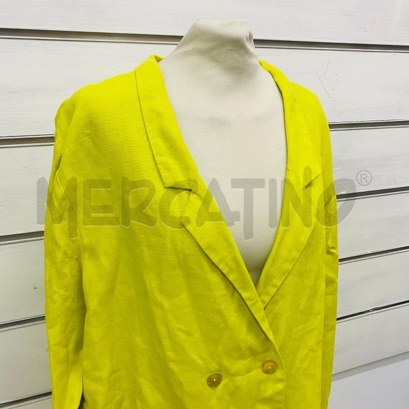 GIACCA DONNA VERDE ACIDO COMMELLE 100%LINO | Mercatino dell'Usato Lago patria - giugliano in c. 2