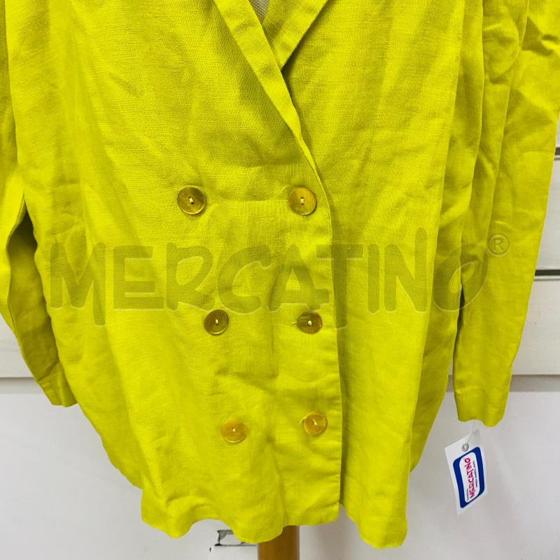 GIACCA DONNA VERDE ACIDO COMMELLE 100%LINO | Mercatino dell'Usato Lago patria - giugliano in c. 3